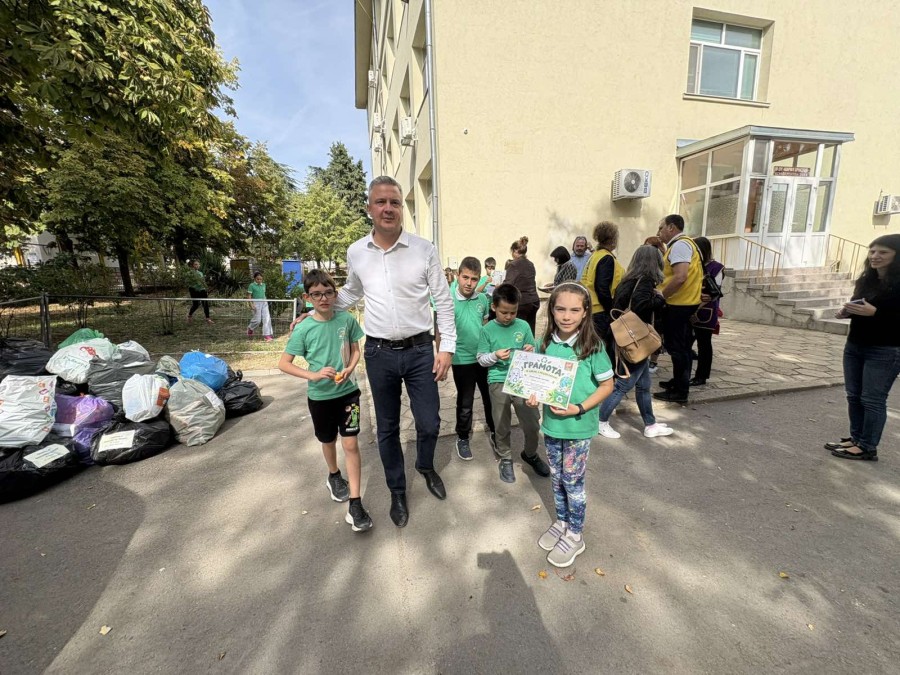 Ученици от ОУ „Кирил Христов“ бяха отличени за своята грижа към природата